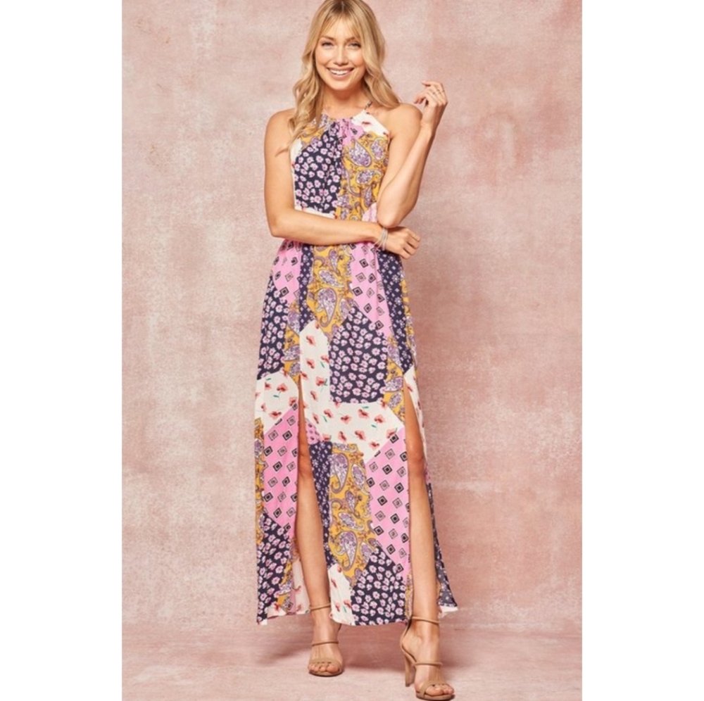 🌿POL PRINT MAXI DRESS 🌿